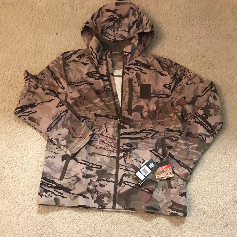 Under Armour Camo Hunting Jacket M NWT $199 - Picture 1 of 5